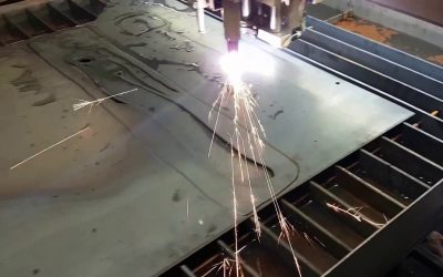 CNC plazma staklės
